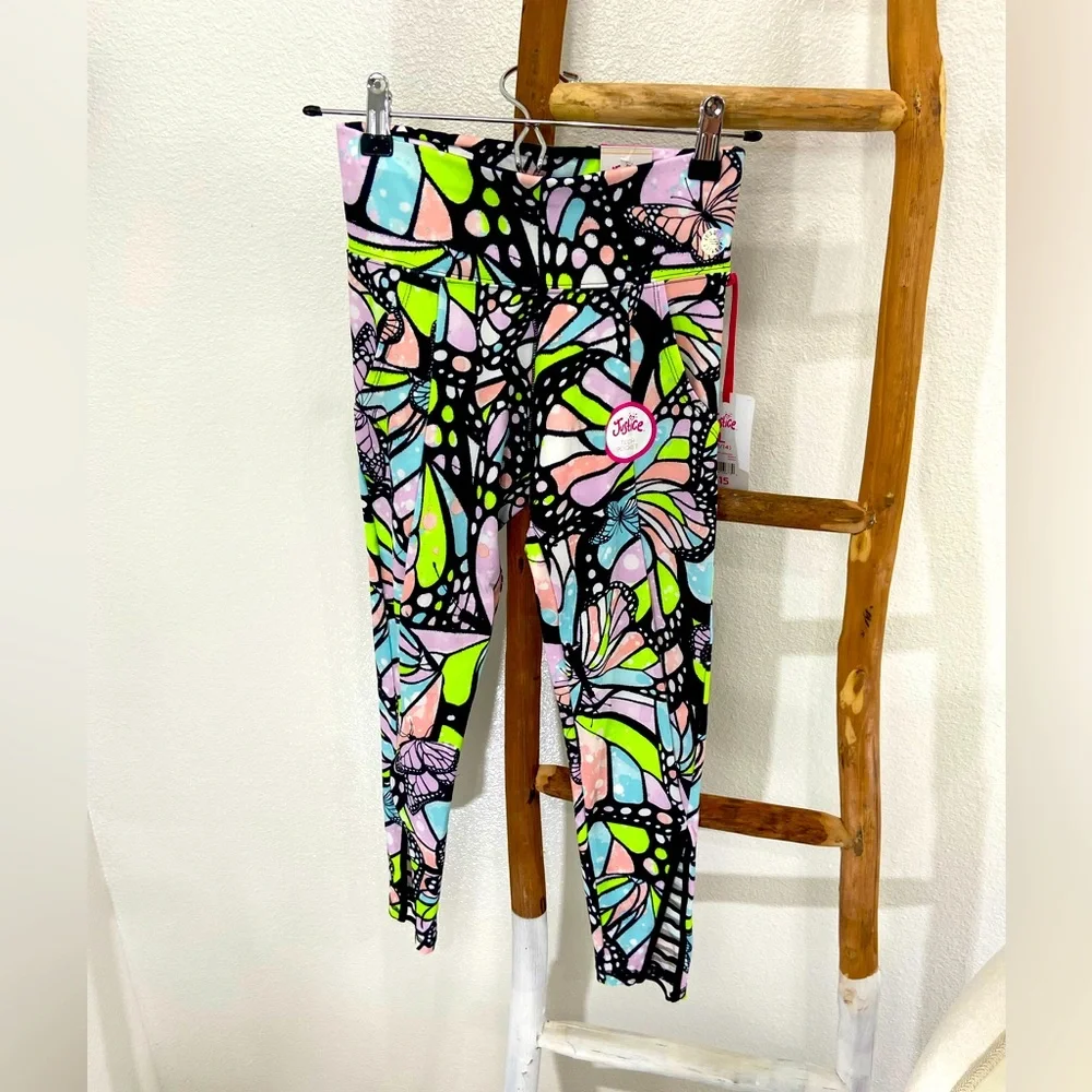 NWT girls Justice leggings